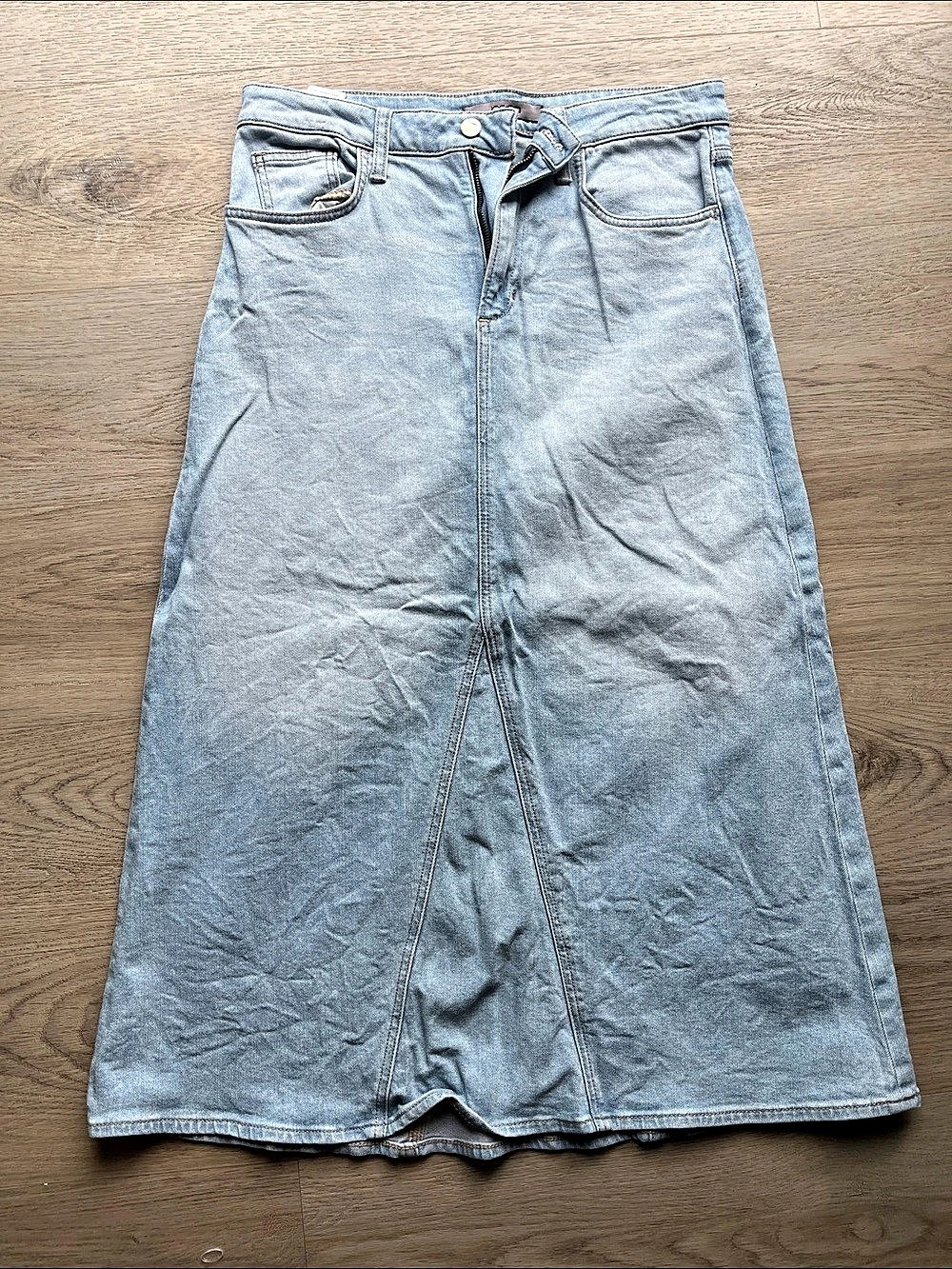 Joe's Jeans The Margo Denim Maxi Skirt Blue Waist 29